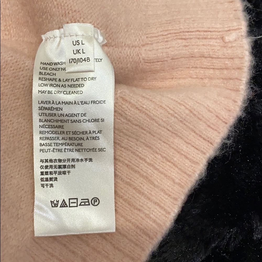 Free People Afterglow Mock Neck Sweater. L - Picture 7 of 11